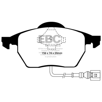 Kuva Jarrupalasarja, levyjarru EBC Brakes DP21330