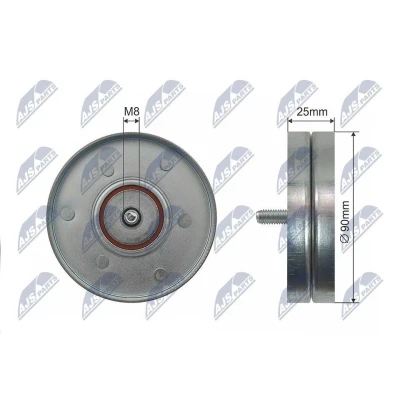 Kuva Ohjainrulla, moniurahihna AUDI, SEAT, VW OE 06H 903 341 C, D