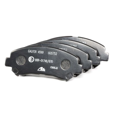 Kuva ATE 13.0460 5752.2 Jarrupalat Ilman kulumisenilmaisinta NISSAN: Qashqai / Qashqai+2 I, 2, X Trail