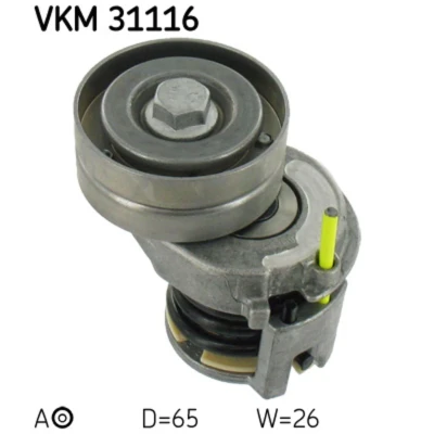 Kuva SKF VKM 31116 Kiristysrulla VOLKSWAGEN: Polo V Hatchback, Touran I, Passat B6 Sedan, SEAT: Ibiza 4 ST, SKODA: Fabia 2