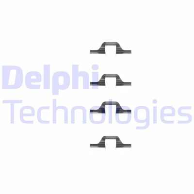 Kuva DELPHI LX0260 Tarvikesarja, Jarrupala VOLKSWAGEN: GOLF 2, PEUGEOT: 405 I Sedan, SKODA: FELICIA 2 Kombi