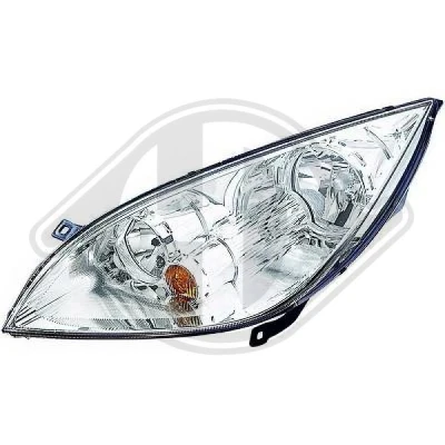 Kuva DIEDERICHS 5807283 Ajovaloumpio Vasen H7/H7 hopea