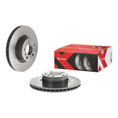 Kuva BREMBO 09.B570.1X Jarrulevyt 328 28 5 rei&#039;itetty/tuuletettu sisältä pinnoitettu hiiliteräs Ruuveilla BMW: X3, X4