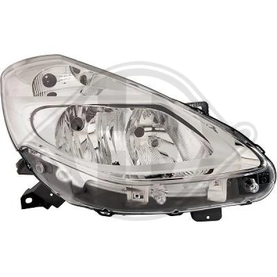 Kuva DIEDERICHS 4415982 Ajovaloumpio Oikea H7/H7 Oikeanpuoleiselle liikenteelle RENAULT: CLIO 3