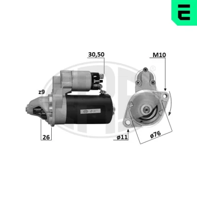 Kuva ERA 221067A Starttimoottori 12 1,4 9 BMW: 3 Sedan, Touring, Coupe