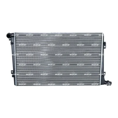 Kuva NRF 53813A Jäähdytin Alumiini 650 416 34 Jäähdytysrivat mekaan. kiinnitetyt VOLKSWAGEN: Golf 5, Passat B6 Variant, Caddy 3, AUDI: A3 Hatchback
