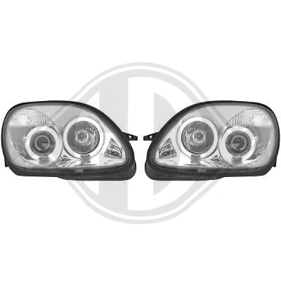 Kuva DIEDERICHS HD Tuning 1635381 Ajovalonheitinsarja MERCEDES BENZ: SLK (R170) 320 3.2, 32 AMG 3.2 Kompressor, 200 2.0, 230 2.3 Kompressor