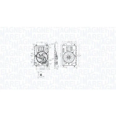 Kuva MAGNETI MARELLI 069422857010 Jäähdyttimen Tuuletin 385 12 372 VOLVO: V70 3, XC70 II Farmari, XC60 I, FORD: KUGA 1, Galaxy Mk2 MPV, S Max Mk1