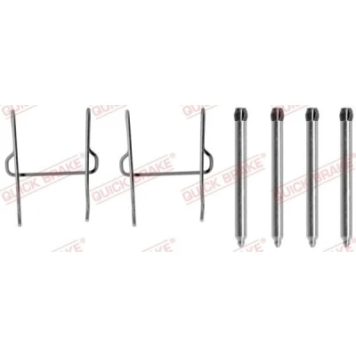 Kuva QUICK BRAKE 109 1081 Tarvikesarja, Jarrupala CITROËN: AX
