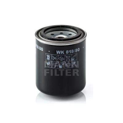 Kuva MANN FILTER WK 818/80 Polttoainesuodatin Ruuvattava suodatin MITSUBISHI: Canter 6.Generation