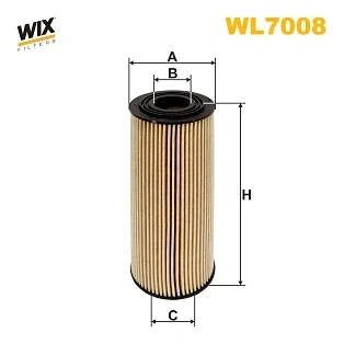 Kuva WIX FILTERS WL7008 Öljynsuodatin Suodatinpanos VOLKSWAGEN: Passat B5 GP Variant, Golf 4, Bora Sedan, AUDI: A4 B7 Avant, B6 Sedan