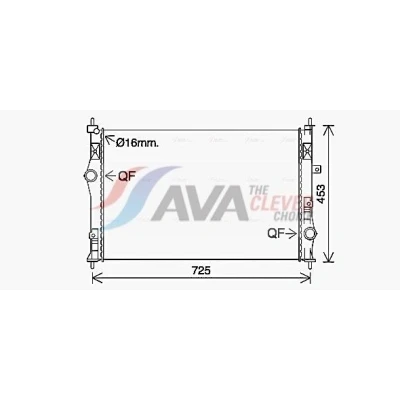 Kuva PRASCO PE2412 Jäähdytin Alumiini 648 408 26 pikaliittimet Jäähdytysrivat juotetut CITROËN: C4 Grand Picasso 2