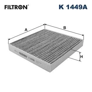 Kuva FILTRON K 1449A Raitisilmasuodatin Aktiivihiilisuodatin 240 217 32