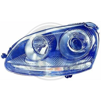 Kuva DIEDERICHS 2214284 Ajovaloumpio Oikea D2S, D2S/H7, H7 Oikeanpuoleiselle liikenteelle Ilman ohjainlaitetta VOLKSWAGEN: Golf 5, Jetta 3