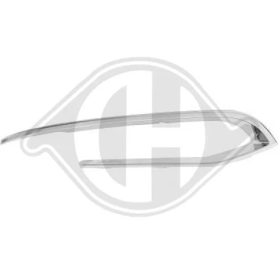 Kuva DIEDERICHS 1225262 Puskurin Lista Eteen, oikea BMW: 5 Sedan, Touring