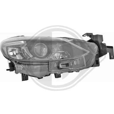 Kuva DIEDERICHS 5627980 Ajovaloumpio Oikea LED, WY21W Valokorkeussäätimen moottorilla