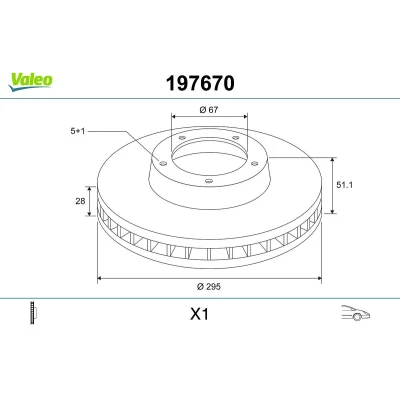 Kuva VALEO 443260 Laturi 14V 110A VOLKSWAGEN: Lupo / 3L