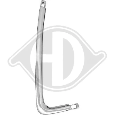 Kuva DIEDERICHS 5835042 Puskurin Lista Eteen, oikea MITSUBISHI: ASX SUV (GA0) 2.0 MIVEC, MIVEC 4WD, 1.6 2.2 DI D 1.8 D,