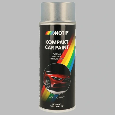 Kuva MOTIP 55219 Ajoneuvo yhdistelmämaali 400ml aerosoli harmaa Kompakt silver metallic 12 ml
