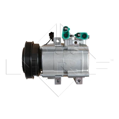 Kuva NRF 32124 Ilmastoinnin Kompressori HCC FX15 12 PAG 46 kompressoriöljyllä, Tiivisterenkaalla KIA: SORENTO 1, HYUNDAI: Santa Fe I