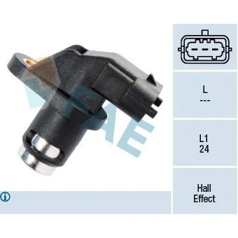 Kuva Impulssianturi, vauhtipyörä, Poisto, Poistopuoli, vaidelaatikkorungossa Chrysler, Mercedes benz, Porsche OE 003 153 83 28, 004 15 30 728,