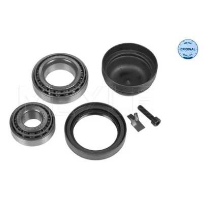 Kuva MEYLE 014 033 0042 Pyöränlaakerit etuakseli molemminpuoleinen Asennusmateriaalilla ORIGINAL Quality 50 Kartiorullalaakeri MERCEDES BENZ: W123 Sedan