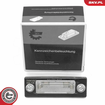Kuva Rekisterikilven valo ESEN SKV 72SKV007