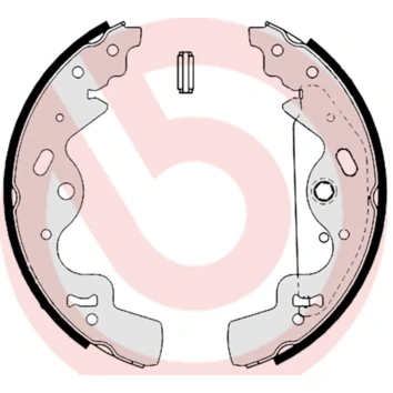 Kuva BREMBO S 44 506 Jarrukengät 254 45 Seisontajarrukahvalla LAND ROVER: Freelander I SUV, SUV Cabriolet