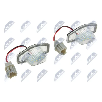 Kuva NTY ELP HD 000 Rekisterikilven Valo W5W Molemminpuolin HONDA: CR V 3, Jazz 2, HR I