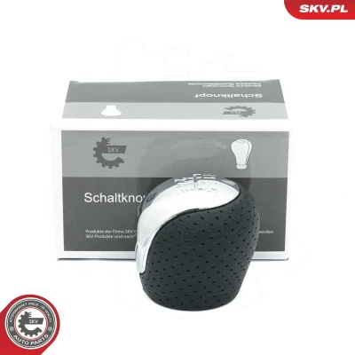Kuva ESEN SKV 63SKV051 Vaihdekepin nuppi 6 vaihteinen Nahka