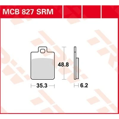 Kuva TRW Organic Allround MCB827 Jarrupalat