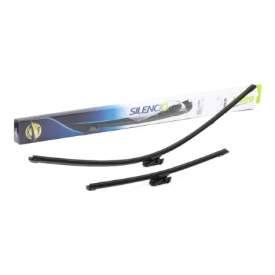 Kuva Pyyhkijänsulka Valeo Silencio X.trm, Flat Blade Set 574666 Edessä Rungottomat Top Lock FORD: FIESTA 6, 6 Van