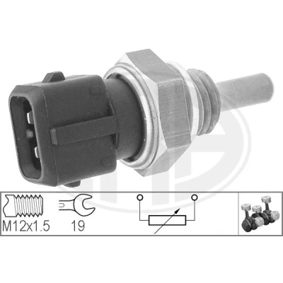 Kuva Tunnistin, jäähdytysnesteen lämpötila Alfa romeo 145, 146, 33, Fiat Palio, Palio weekend, Punto, Siena OE 46449499, 60576529, 60809565