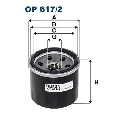 Kuva FILTRON OP 617/2 Öljynsuodatin 3/4 16 UNF 2B ylipaineventtiili Ruuvattava suodatin SUZUKI: SWIFT 5