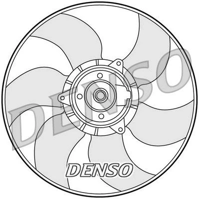 Kuva DENSO DER23001 Jäähdyttimen Tuuletin 380
