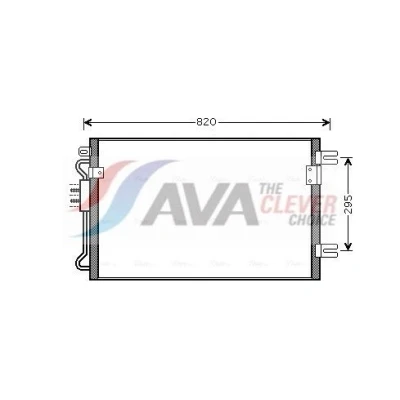 Kuva PRASCO CRA5098 Ilmastoinnin Lauhdutin 15,6 Alumiini 763 CHRYSLER: VOYAGER 4