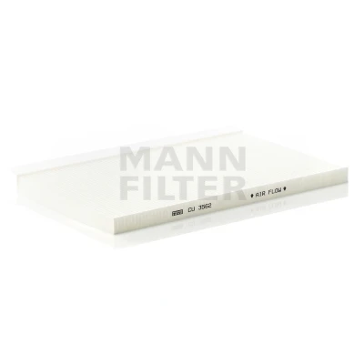 Kuva MANN FILTER CU 3562 Raitisilmasuodatin Hiukkassuodatin 343 213 20 AUDI: A6 C5 Avant, Sedan, C4 Sedan