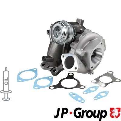 Kuva JP GROUP 4017400500 Turboahdin Pakokaasuahdin sis. tiivistesarjan NISSAN: NP300 Navara Pick up, Pathfinder 3
