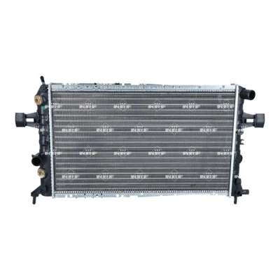 Kuva NRF 55351A Jäähdytin Alumiini 600 366 42 Jäähdytysrivat mekaan. kiinnitetyt OPEL: Astra G Caravan, CC, Zafira A