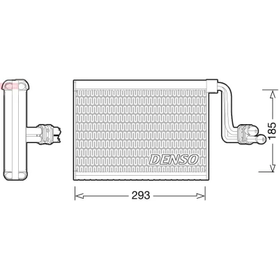 Kuva DENSO DEV05002 Ilmastoinnin Höyrystin