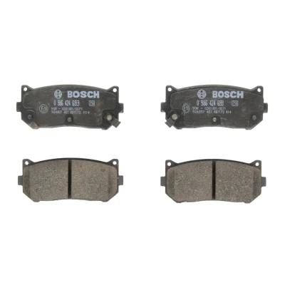 Kuva BOSCH 0 986 424 693 Jarrupalat Low Metallic akustisella kulumavaroittimella Huudonvaimennuspellillä KIA: CARENS 2