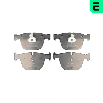Kuva OPTIMAL BP 12497 Jarrupalat Taka akseli Kulumisenilmaisemelle, Ilman kulumisenilmaisinta BMW: 5 Sedan, Touring, X5