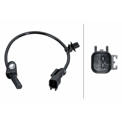 Kuva HELLA 6PU 358 217 961 ABS anturi Taka akseli johdon kiinnikkeet Hall 2 napaa 250mm FORD: Transit Mk7 Van