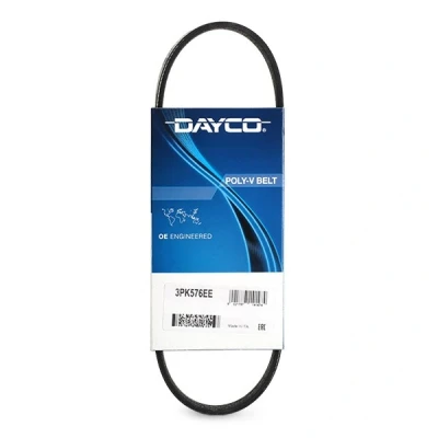 Kuva DAYCO 3PK576EE Moniurahihna 576,0 3 PEUGEOT: 208 I Hatchback, 3008 I, 5008 CITROËN: C3 Picasso, III, Berlingo II, OPEL: Crossland X