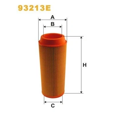 Kuva WIX FILTERS 93213E Ilmansuodatin 320 123 Suodatinpanos