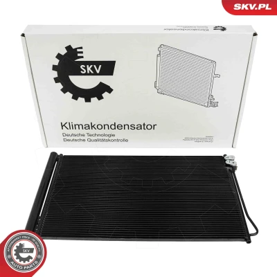 Kuva ESEN SKV 86SKV398 Ilmastoinnin Lauhdutin Vedenerottimella Alumiini 648mm MERCEDES BENZ: Vito Mixto