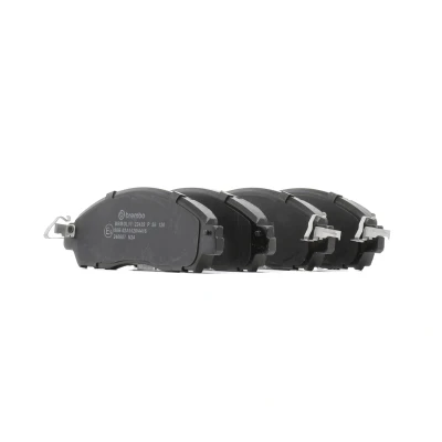 Kuva BREMBO P 56 120 Jarrupalat akustisella kulumavaroittimella Huudonvaimennuspellillä Ilman tarvikkeita NISSAN: Leaf II, NV200 / Evalia Bussi