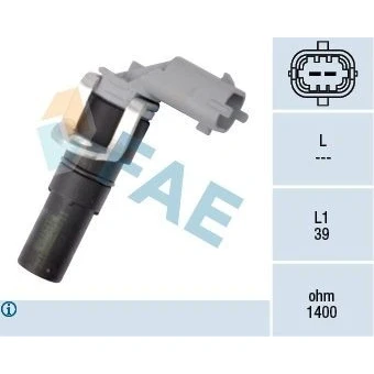 Kuva Impulssianturi, kampiakseli OPEL, SAAB, VAUXHALL OE 1238223, 8200128477, 91 15 115