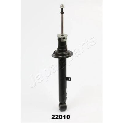 Kuva JAPANPARTS MM 22010 Iskunvaimentimet Etuakseli, vasen Kaasupaine Vetojousella varustettu iskunvaimennin Tappi ylhäällä, Silmukka alhaalla