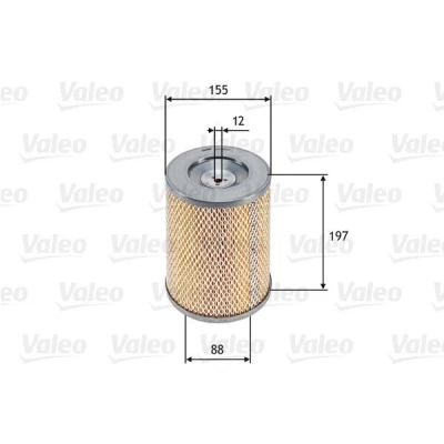 Kuva VALEO 585666 Ilmansuodatin 197 155 Suodatinpanos TOYOTA: HILUX 4 Pick up, Land Cruiser Prado 70 SUV, 5 MITSUBISHI: L200 II up